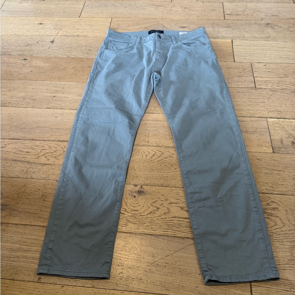 Mavi Zach Straight Leg Men's Gray Jeans Measuring at a Size 36 (490)